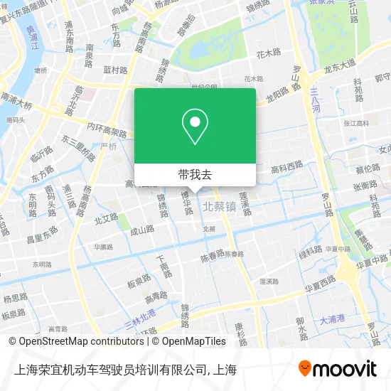上海荣宜机动车驾驶员培训有限公司地图