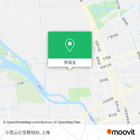 小昆山公交枢纽站地图