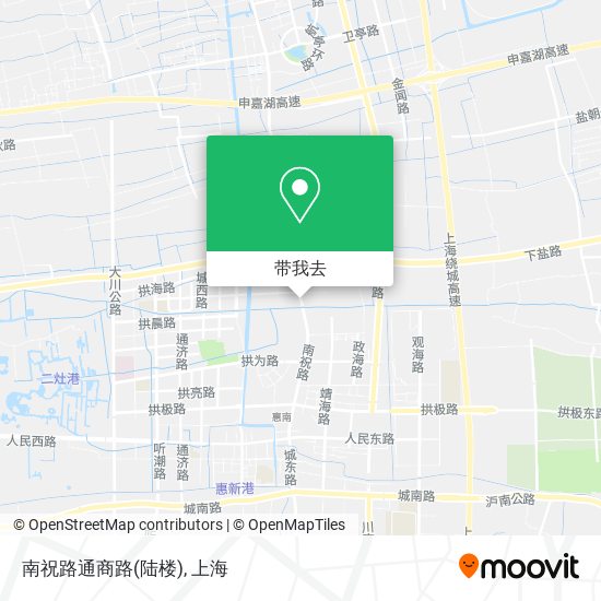 南祝路通商路(陆楼)地图
