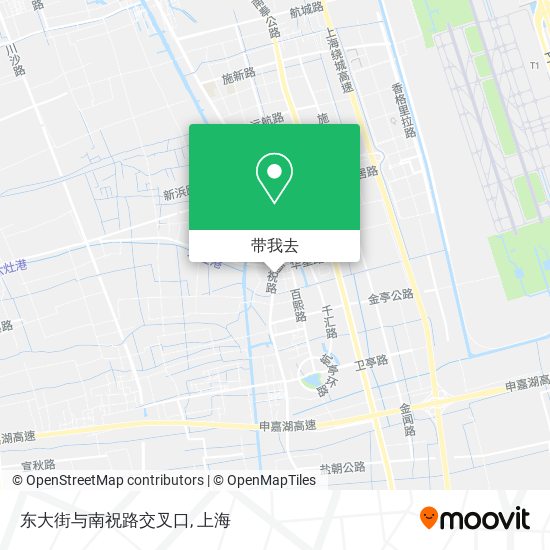 东大街与南祝路交叉口地图