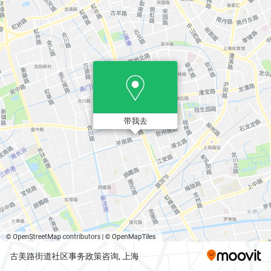 古美路街道社区事务政策咨询地图