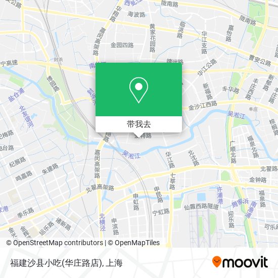 福建沙县小吃(华庄路店)地图