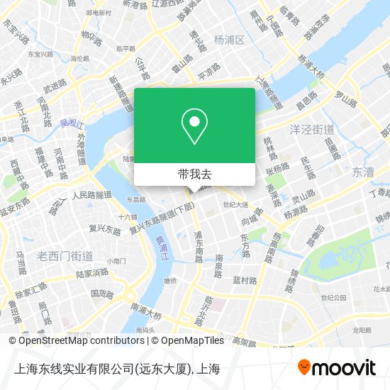上海东线实业有限公司(远东大厦)地图