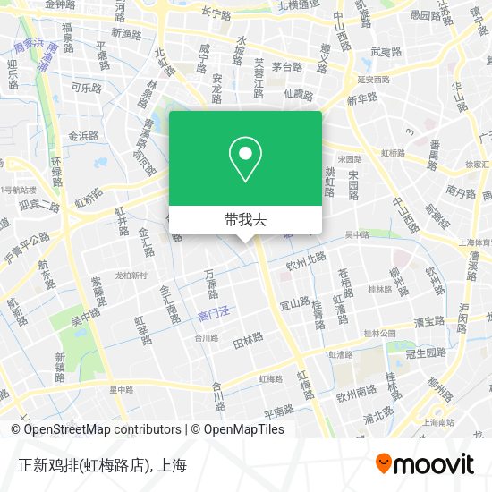 正新鸡排(虹梅路店)地图