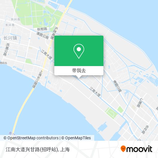 江南大道兴甘路(招呼站)地图