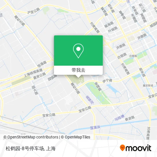 松鹤园-8号停车场地图