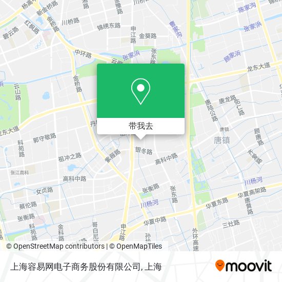 上海容易网电子商务股份有限公司地图