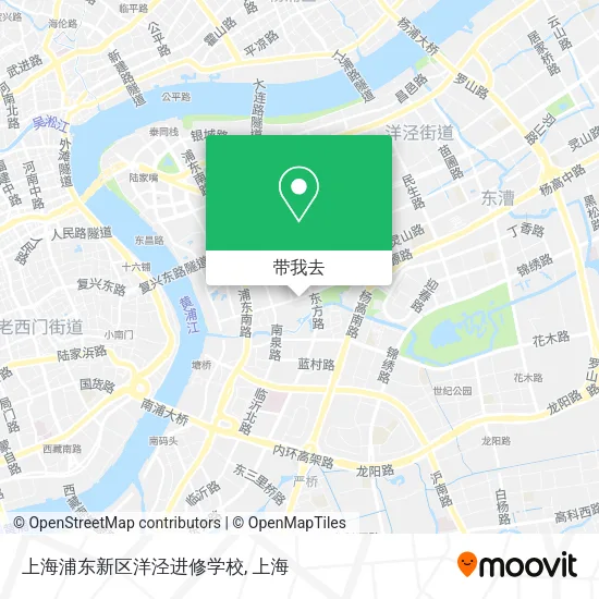 上海浦东新区洋泾进修学校地图