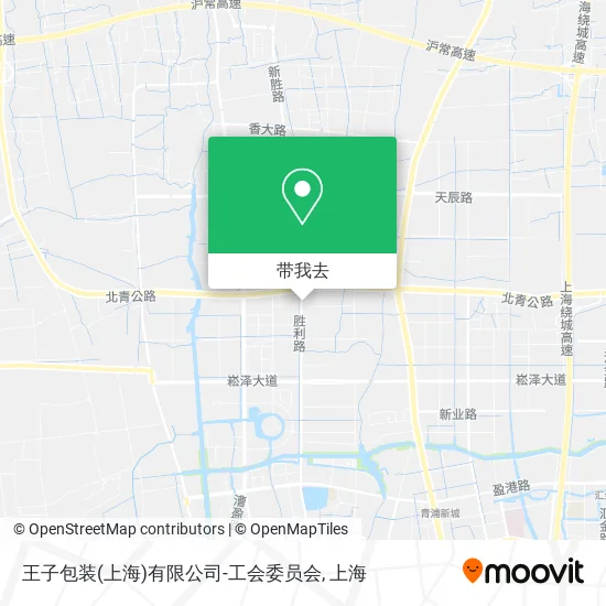 王子包装(上海)有限公司-工会委员会地图