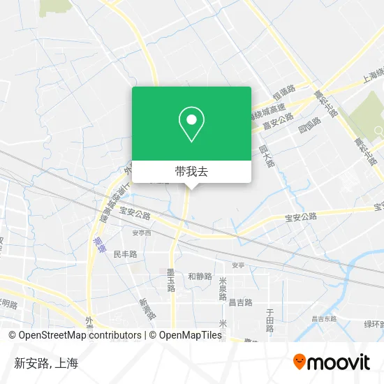 新安路地图