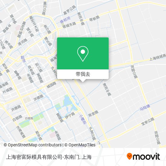 上海密富际模具有限公司-东南门地图