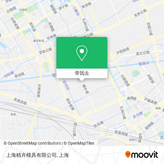 上海精卉模具有限公司地图