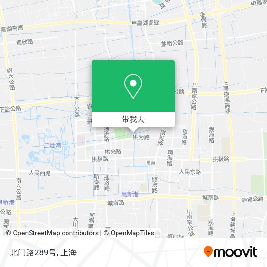 北门路289号地图