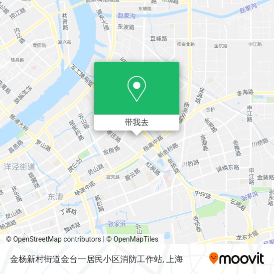 金杨新村街道金台一居民小区消防工作站地图