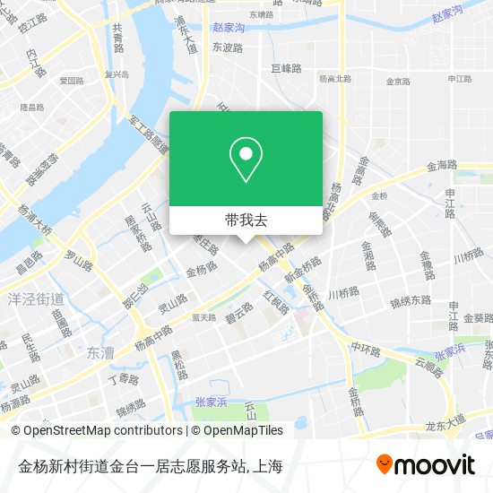 金杨新村街道金台一居志愿服务站地图