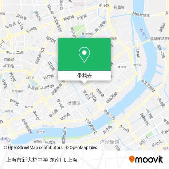 上海市新大桥中学-东南门地图