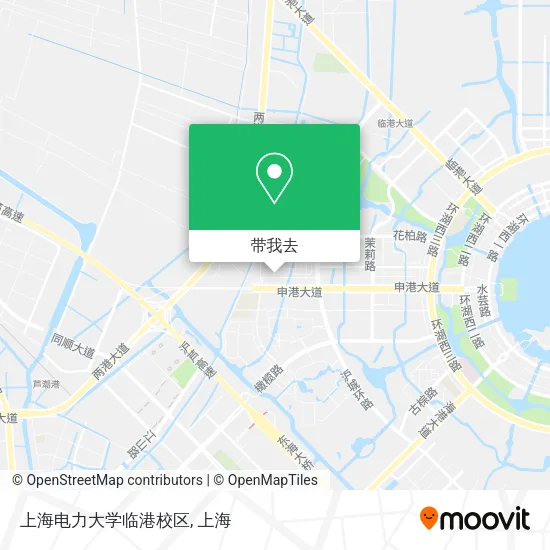 上海电力大学临港校区地图