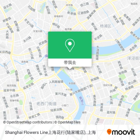 Shanghai Flowers Line上海花行(陆家嘴店)地图