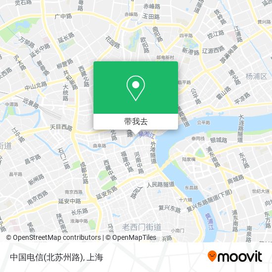 中国电信(北苏州路)地图