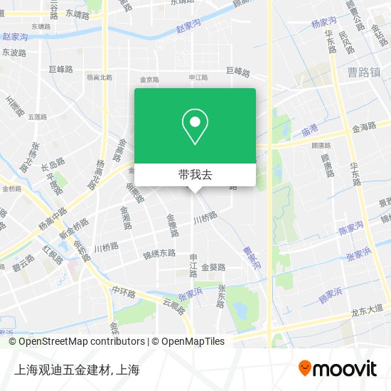 上海观迪五金建材地图