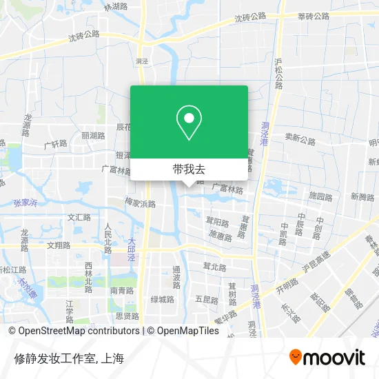 修静发妆工作室地图