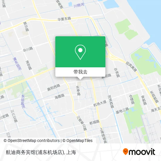 航迪商务宾馆(浦东机场店)地图