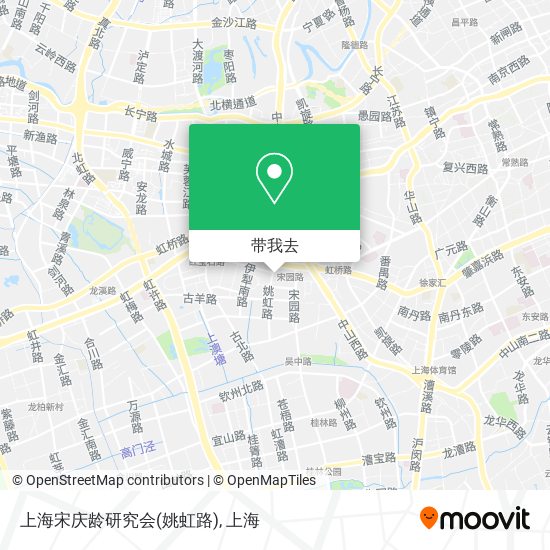 上海宋庆龄研究会(姚虹路)地图