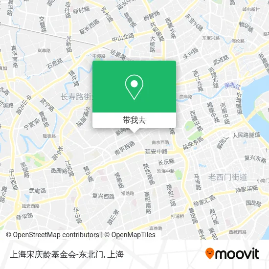 上海宋庆龄基金会-东北门地图