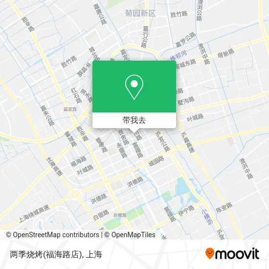 两季烧烤(福海路店)地图
