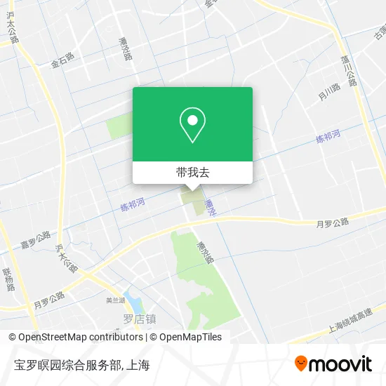 宝罗瞑园综合服务部地图