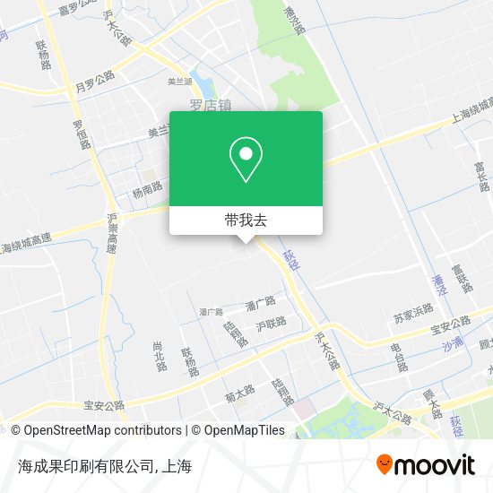 海成果印刷有限公司地图