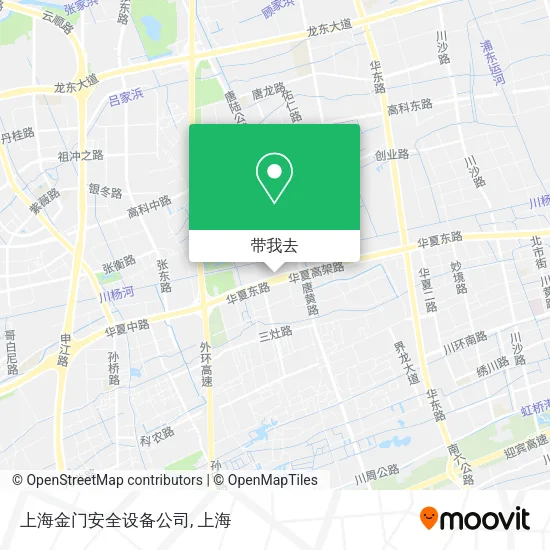 上海金门安全设备公司地图