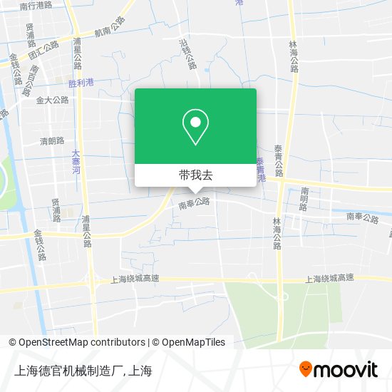 上海德官机械制造厂地图