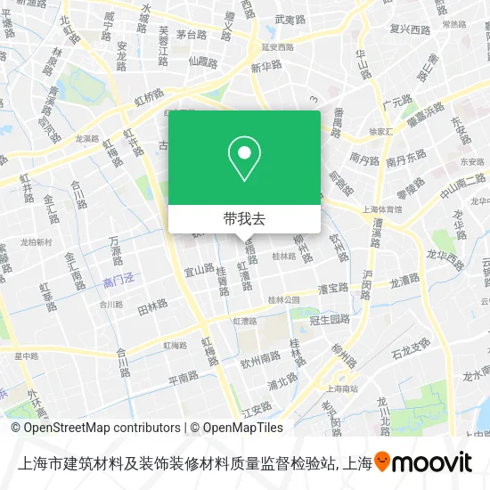 上海市建筑材料及装饰装修材料质量监督检验站地图