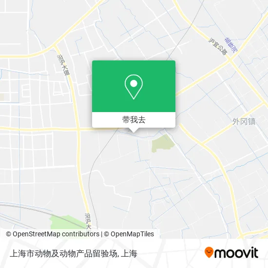 上海市动物及动物产品留验场地图