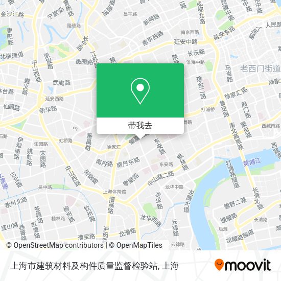 上海市建筑材料及构件质量监督检验站地图