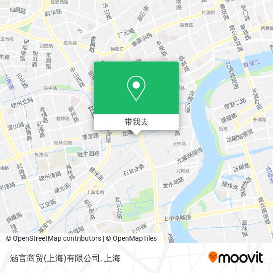 涵言商贸(上海)有限公司地图