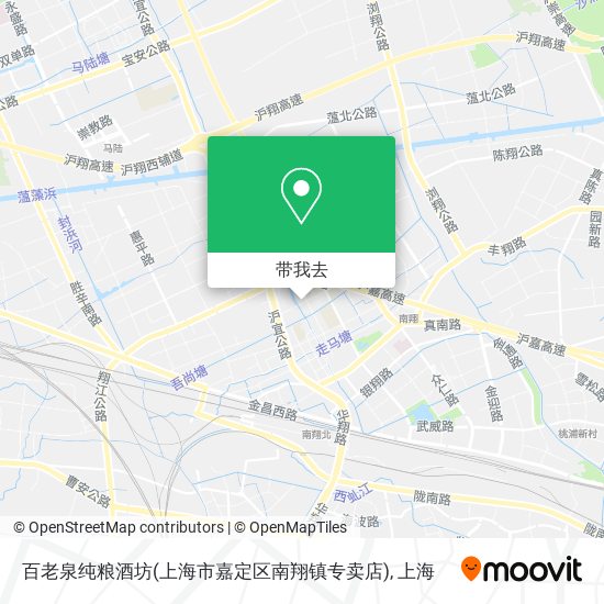 百老泉纯粮酒坊(上海市嘉定区南翔镇专卖店)地图