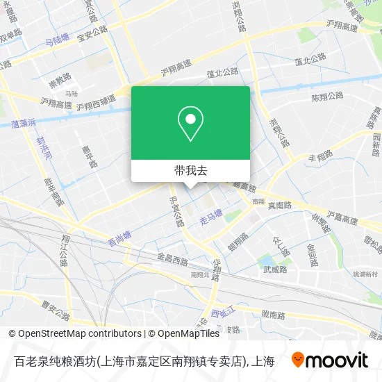 百老泉纯粮酒坊(上海市嘉定区南翔镇专卖店)地图