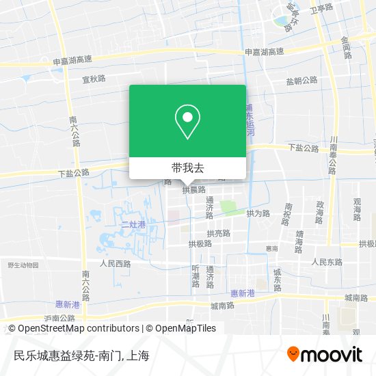 民乐城惠益绿苑-南门地图
