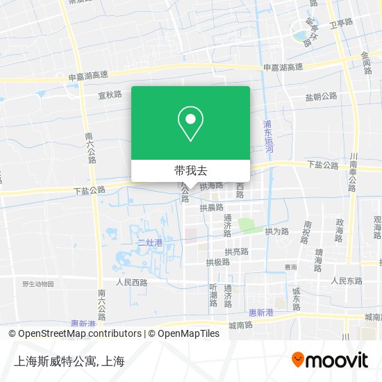 上海斯威特公寓地图
