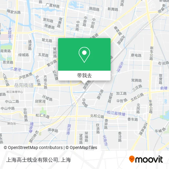 上海高士线业有限公司地图