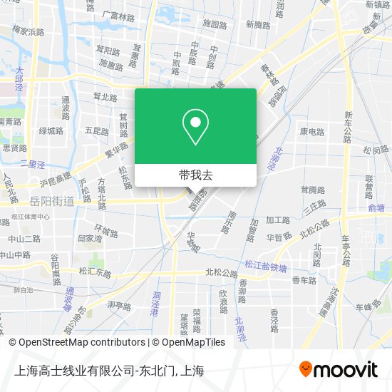 上海高士线业有限公司-东北门地图