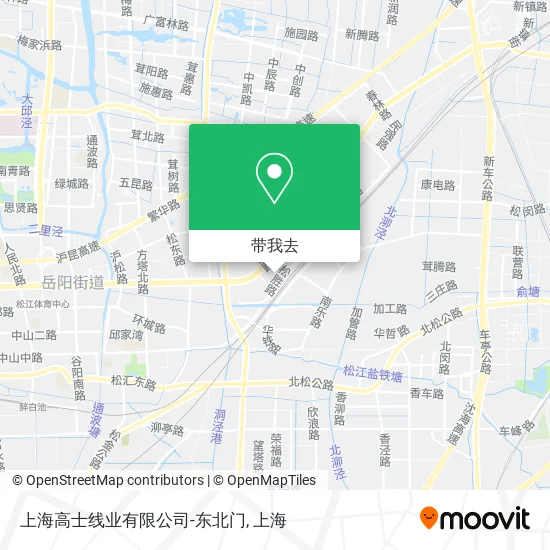 上海高士线业有限公司-东北门地图