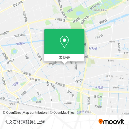忠义石材(真陈路)地图