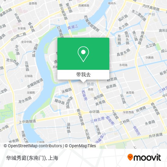 华城秀庭(东南门)地图