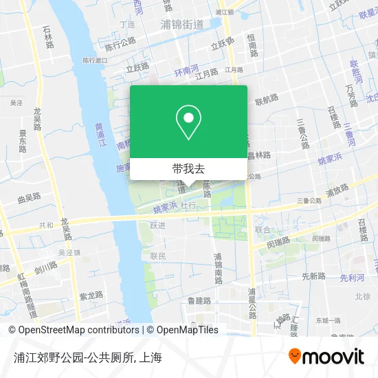 浦江郊野公园-公共厕所地图