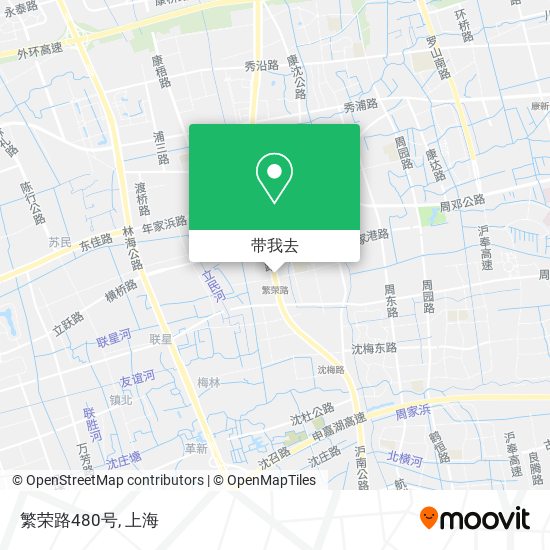 繁荣路480号地图