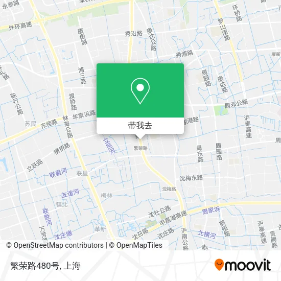 繁荣路480号地图