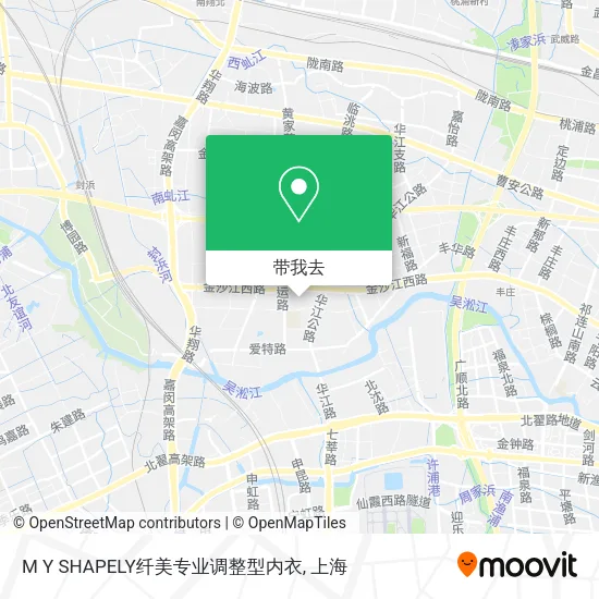 M Y SHAPELY纤美专业调整型内衣地图